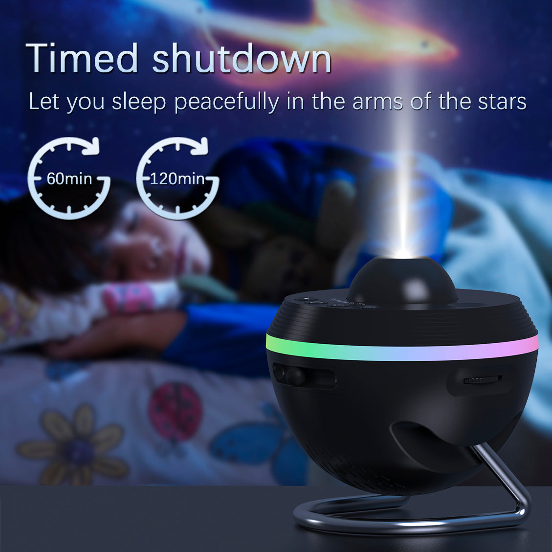 Planetarium Star Projector Pro – Black