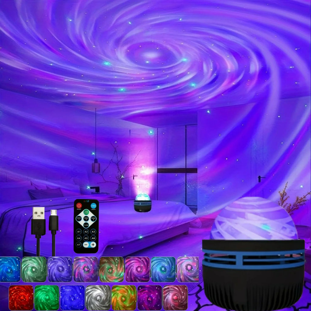 RGB Galaxy Projector with Remote