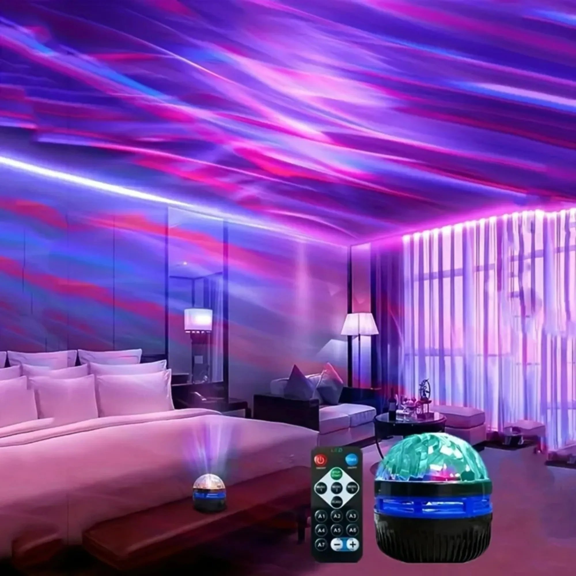 RGB Galaxy Projector with Remote