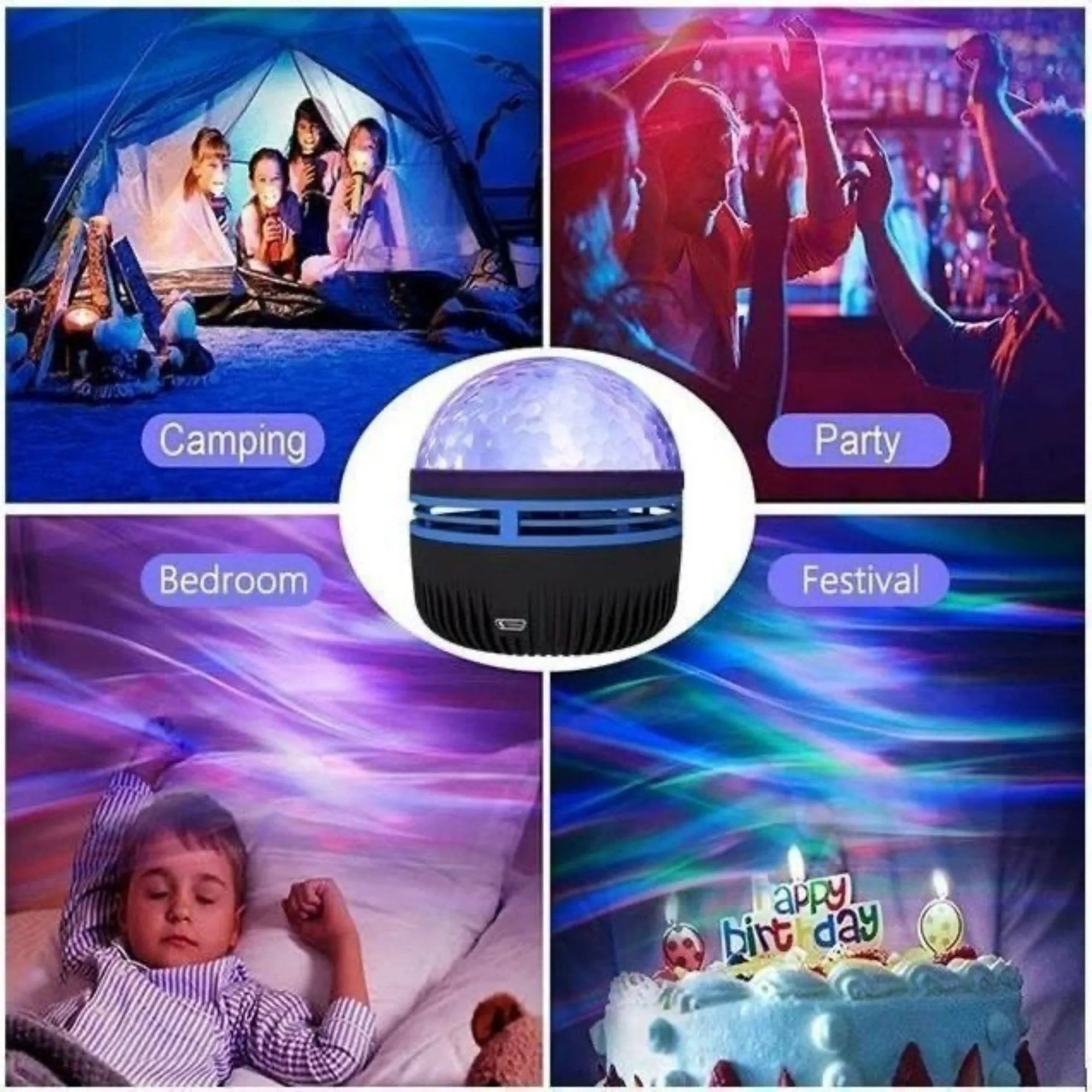 RGB Galaxy Projector with Remote